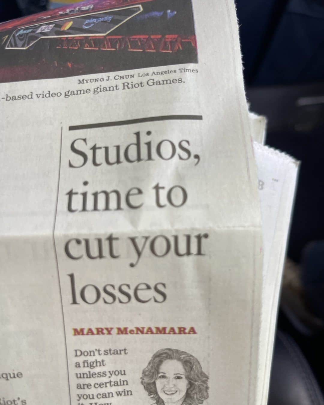 マイケル・キートンのインスタグラム：「LA Times」