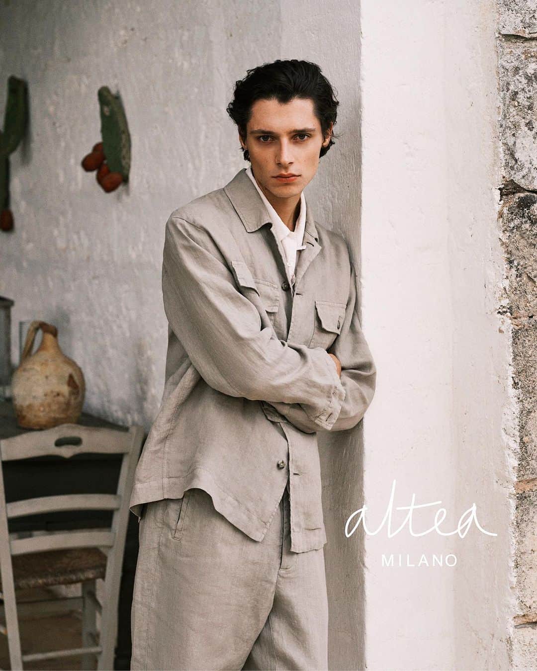 アルテアのインスタグラム：「Altea SS23  #AlteaMilano #SS23 #MadeinItaly」