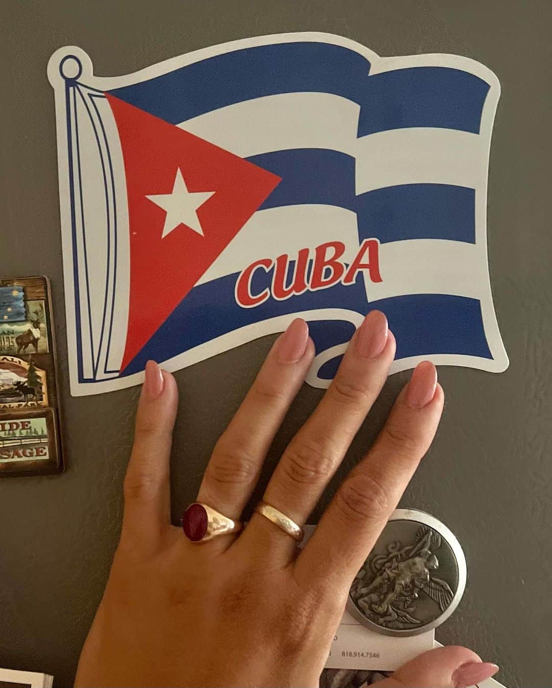 エヴァ・メンデスさんのインスタグラム写真 - (エヴァ・メンデスInstagram)「Cuban Abuela’s house ♥️  Little sweet cositas everywhere ✅  Roosters and other random ceramics ✅  Cuban flag on fridge ✅  A casita full of LOVE and CARIÑO where I’m welcomed at any time no questions asked ✅✅✅  It’s the best ! ♥️」9月5日 3時41分 - evamendes