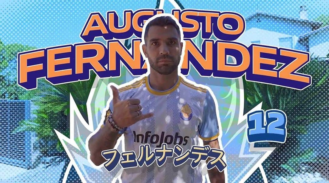 アウグスト・フェルナンデスのインスタグラム：「Otra nueva e ilusionante aventura en esta @kingsleague que se te mete en las venas… gracias @saiyans_fc y @grefg_official por el trato, la cercanía y la seriedad transmitida.  Ahí vamos con todooo… 🤙🏽🔥」