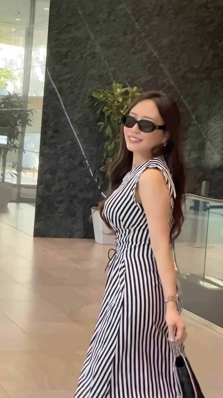Minoriのインスタグラム：「夏終わる前に着たかったワンピース♪  one-piece ▶︎ @spicaglow」