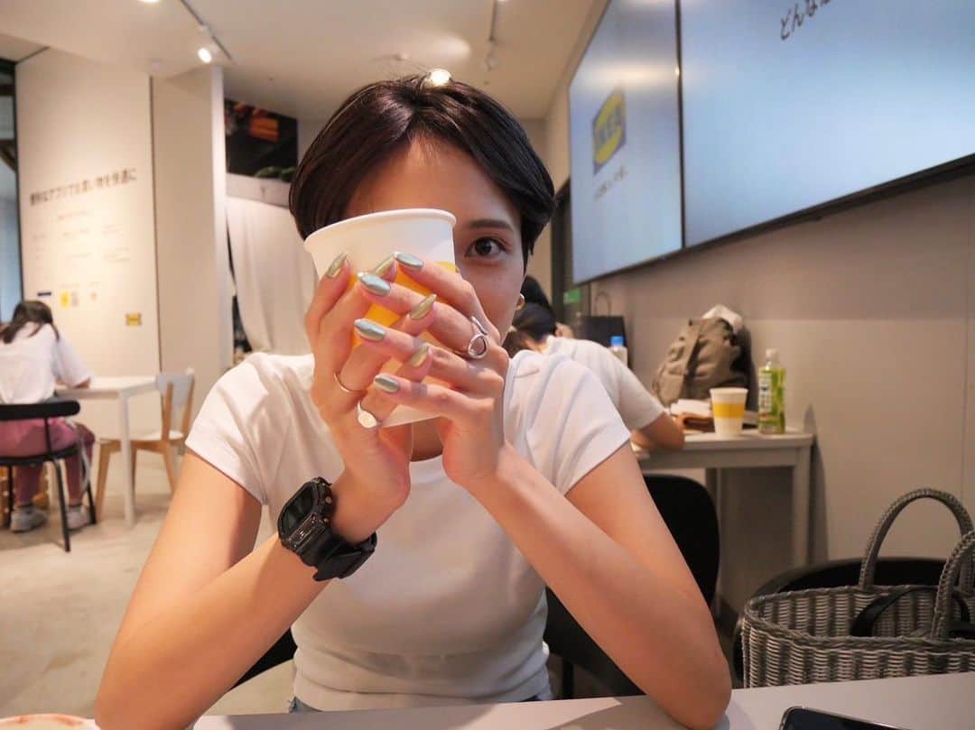 小貫智恵さんのインスタグラム写真 - (小貫智恵Instagram)「. リフレッシュ💅🍻🥞」9月4日 19時27分 - chie_0704