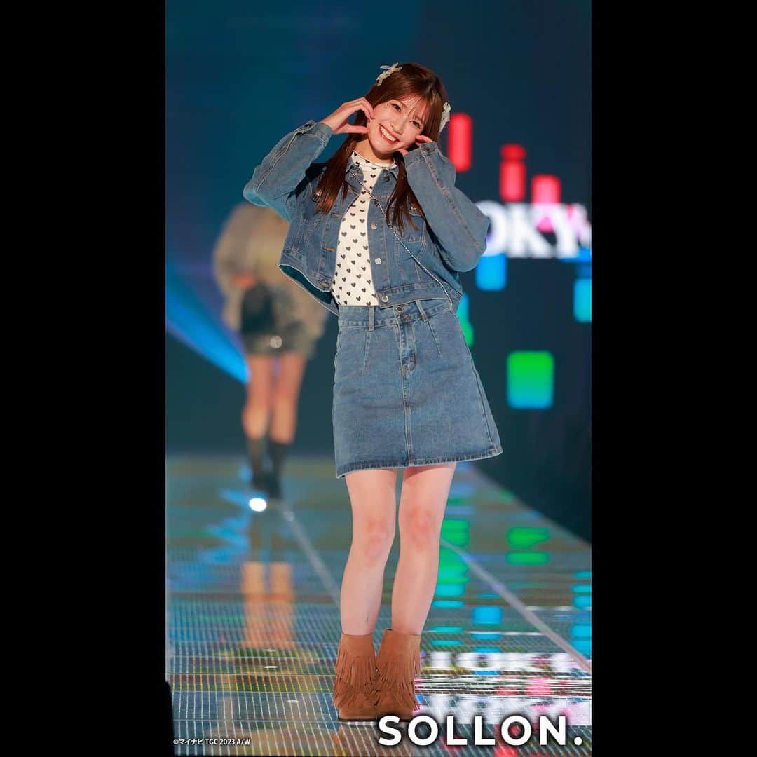 のインスタグラム：「『マイナビ TGC 2023 A/W』SOLLON.の全ルック公開!!!  TGC公式YouTubeにてステージムービーも公開💕  #SOLLON / @sollon_official #生見愛瑠 / @meru_nukumi #アリアナさくら / @_ariannasakura_ #川口ゆりな / @kawaguchi_yurina_official #渡邉理佐 / @_risawatanabe_  ***************** 「第37回 マイナビ 東京ガールズコレクション 2023 AUTUMN/WINTER」 日時：2023年9月2日（土） 会場：さいたまスーパーアリーナ  #マイナビTGC #TGC #東京ガールズコレクション #fashion #fashionshow #Tokyo #Tokyogirlscollection #event #ootd #coordinate #model #Japan #ファッションショー #イベント」