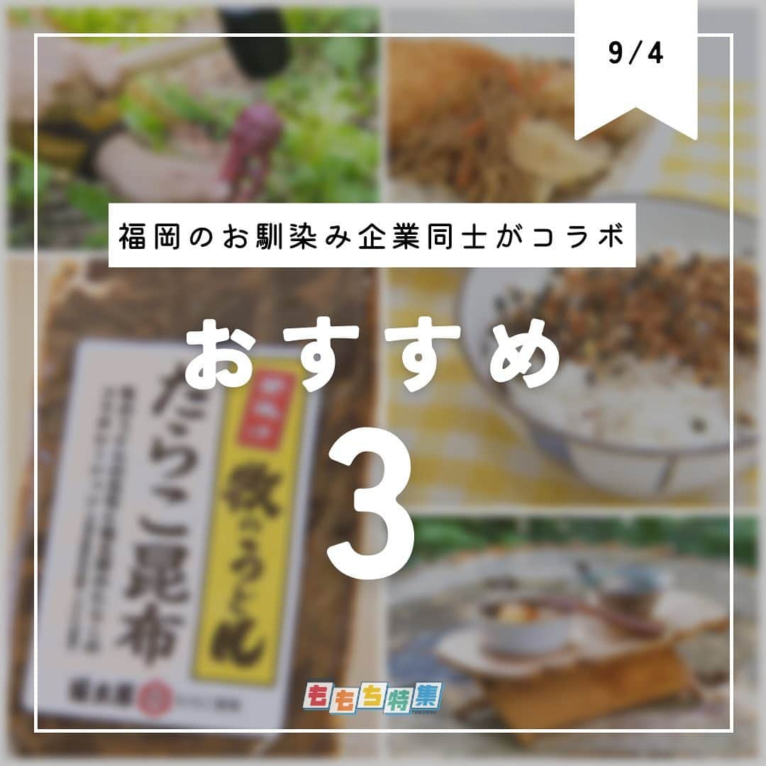 テレビ西日本「ももち浜ストア」さんのインスタグラム写真 - (テレビ西日本「ももち浜ストア」Instagram)「🍽📺 #今日のももち浜ストア  9/4(月) の #ももち特集では ｢福岡企業同士のコラボ商品 ｣を特集‪💡✨  中でも注目の商品をリポーター 楠田瑠美[ @rumixda ]がご紹介🎤📸  ⭐️ #ももち浜ストアのくらしお役立ち特集  《牧のうどん×福太郎》 ❇️ たらこ昆布 300円(税込み) ※牧のうどん店頭/福太郎本社直営店で販売中 ☑️牧のうどんの｢出汁用利尻昆布｣と福太郎の｢塩たらこ｣をミックス ☑️牧のうどんでは年間30㌧の昆布を使用するため SDGsの一環としてうまれたんだそう👀✨️ ☑️ご飯だけでなく、和風パスタにトッピングしたり お酒のアテなど色んなシーンで楽しめます🍶🍝 　   　 《伝統工芸品(うなぎの寝床)×アウトドアグッズ(YAMAP)》 ❇️ オニペグ(2本セット) 5500円(税込み) ☑️博多人形の造形技術とテントを固定するペグを掛け合わせた商品  ❇️ ヤマテーブル 11500円(税込み) ☑️組み立て式のテーブルで分解してコンパクトに持ち運びできる ☑️八女福島仏壇の雲型がモチーフに！  ※アクロス福岡｢匠ギャラリー｣にて販売中 𝕝𝕟𝕤𝕥𝕒𝕘𝕣𝕒𝕞【 @takumi_gallery 】 　 　 　 📌《ほっともっと×ニチフリ食品》 ❇️ ほっともっと のり弁当味ふりかけ 194円(税込み) ※ニチフリ食品オンラインショップで販売中 ☑️ほっともっとの大人気なお弁当｢のり弁当｣をそっくり再現したふりかけ🍚🍱 ☑️かつお削り節/味付昆布/パン粉/きんぴらごぼうチップス などで 香りや食感を再現😋 　  📺 #ももち特集 では、 福岡で話題のモノやコトをいち早く特集🧐✨ 福岡・九州の最新情報をお届けします😊  ※掲載の情報は全て放送時点での情報です。 提供内容や金額が変更となっている可能性が ありますので、ご了承ください。  ＝＝＝＝＝＝＝＝＝ [ももち浜ストア] ▪︎TNC テレビ西日本 ｢毎週月-金 9:50〜｣ 『LIVE　福岡』を合言葉に、 福岡の旬な出来事を #ももち浜 から さらに早く、より楽しく、わかりやすくお届けします！ ＝＝＝＝＝＝＝＝＝  #ももち浜ストア #楠田瑠美 #コラボ商品 #福太郎 #牧のうどん #うなぎの寝床 #YAMAP #博多人形 #オニペグ #ヤマテーブル #ほっともっと #ニチフリ食品 #福岡グルメ #お役立ち情報  #おうちご飯」9月4日 19時50分 - momochihamastore8