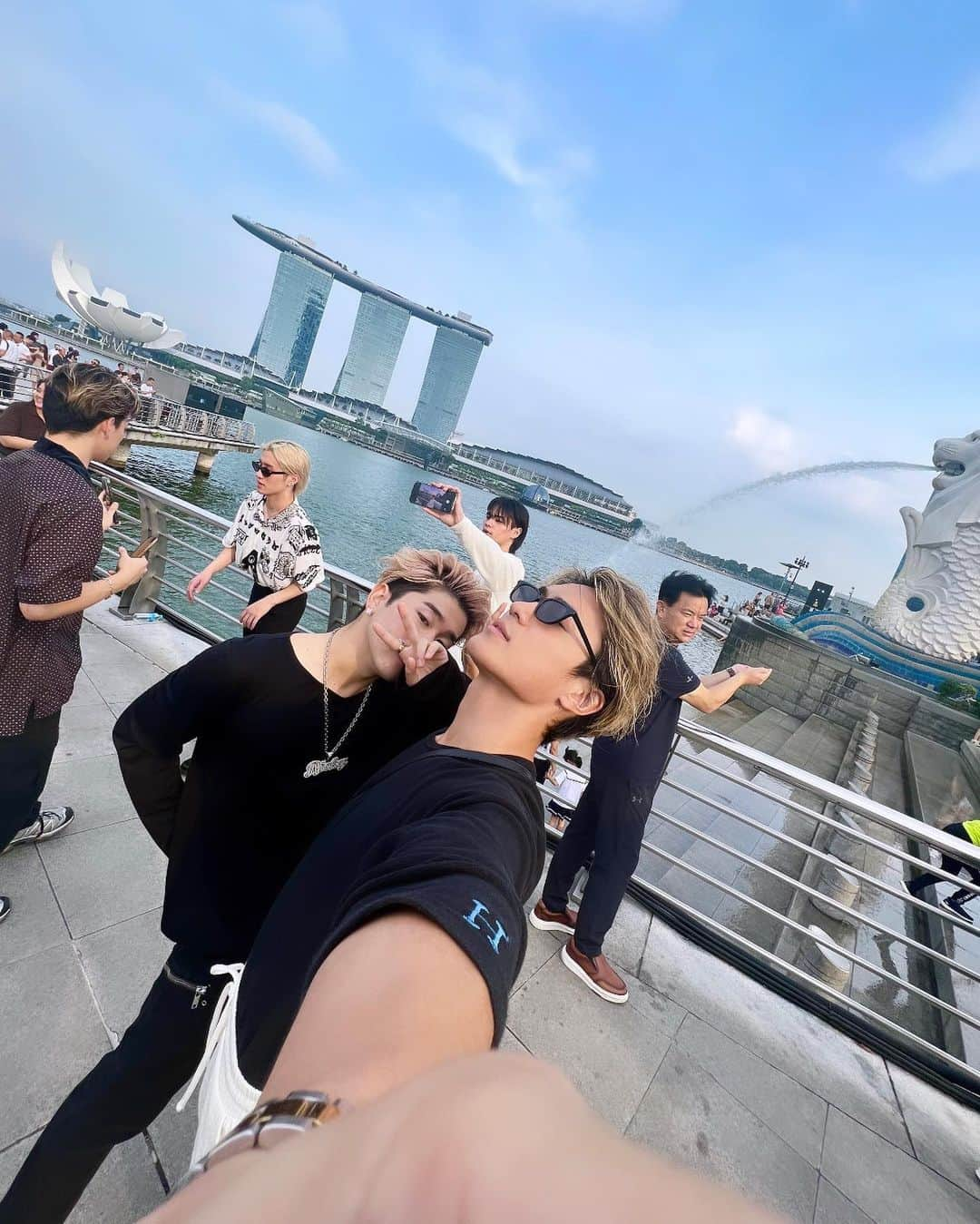 砂田将宏のインスタグラム：「Hello Singapore🇸🇬🦁」