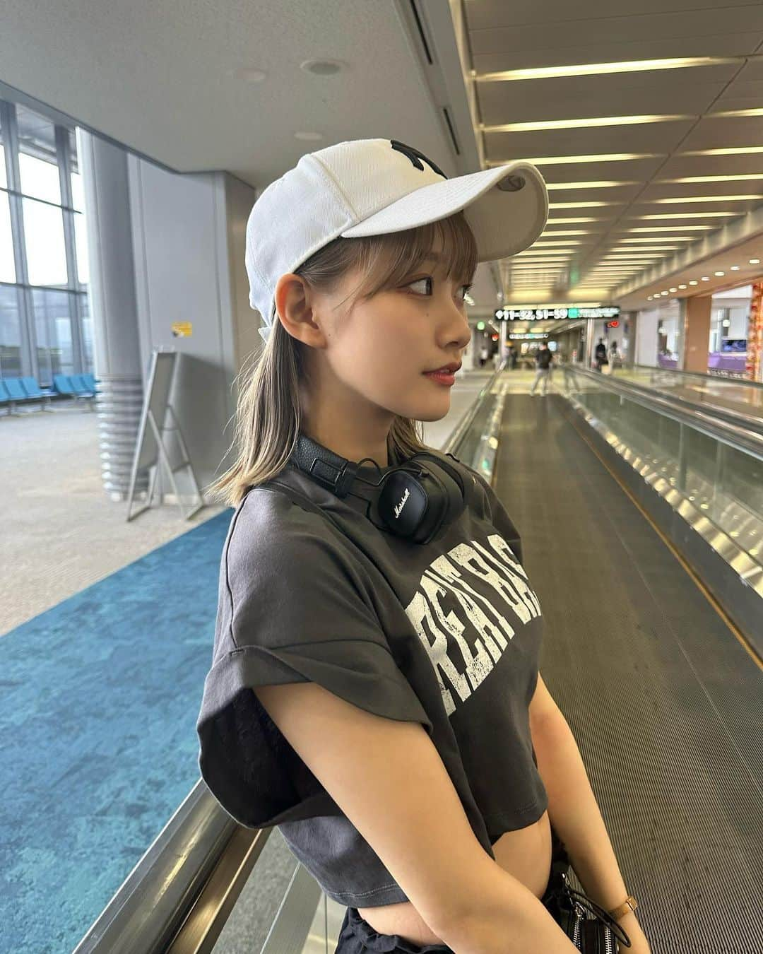 保﨑麗さんのインスタグラム写真 - (保﨑麗Instagram)「韓国投稿おしまい！  空港でパシャリ📷」9月4日 20時49分 - hozaki_rei