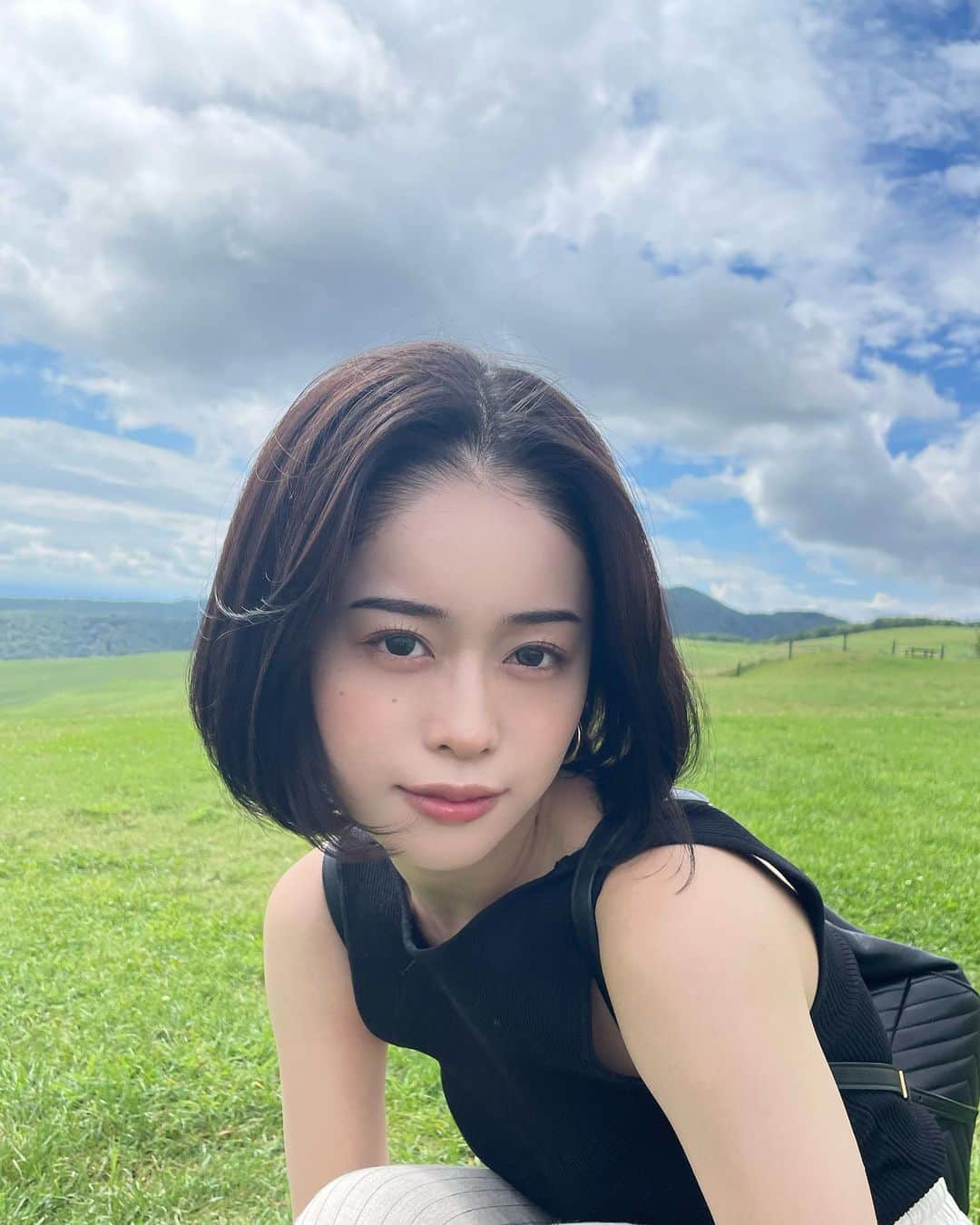 のインスタグラム：「北海道1日目🥬❤️ 空気もご飯もおいしい〜！！」