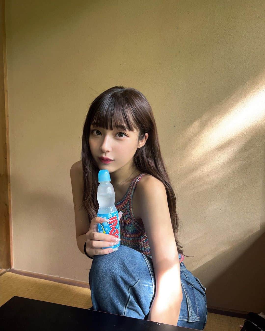 すずのインスタグラム：「らむね。  9月になったけどまだまだ暑いけん夏らしいことを駆け込みでやりたい欲^. .^ ੭ この日は休日Vlogとったんだよ📸 楽しみに待ってて〜💕」