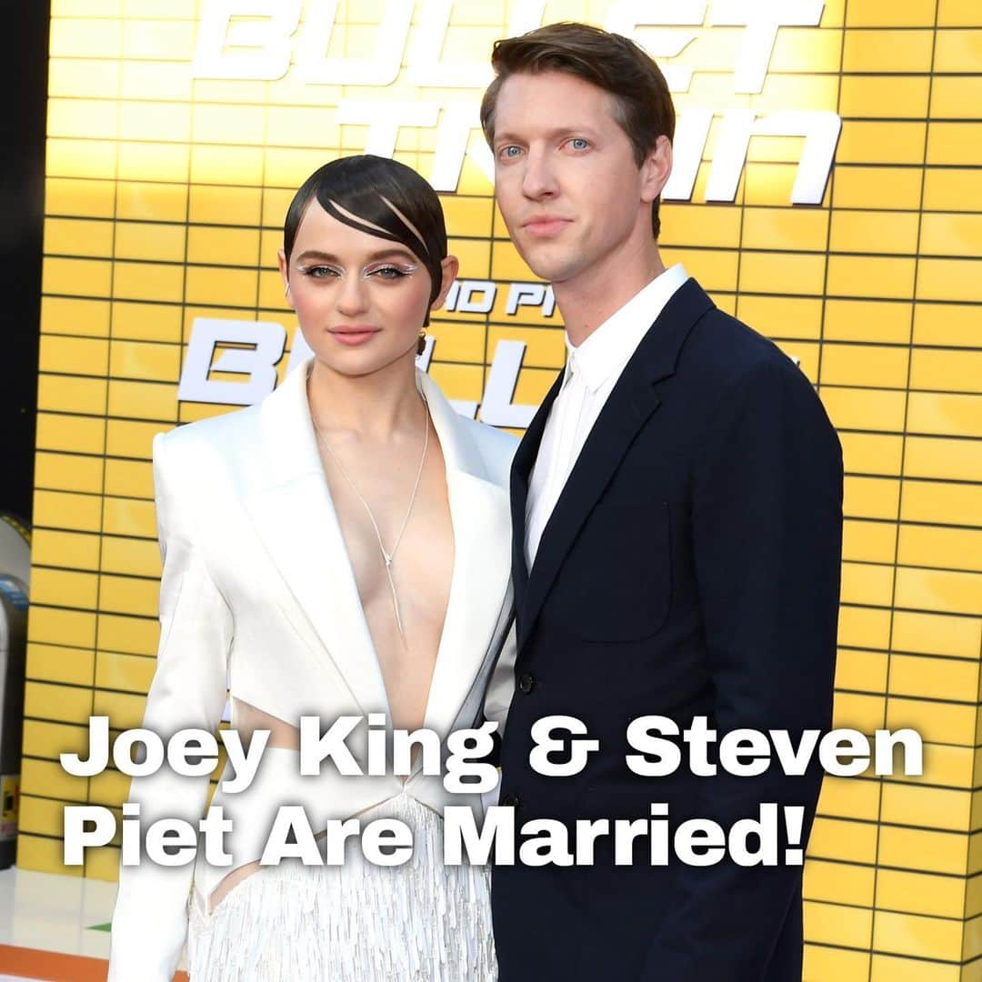 Just Jaredさんのインスタグラム写真 - (Just JaredInstagram)「Joey King is married! The “Bullet Train” actress tied the knot with director Steven Piet over the weekend in Spain. More details at the LINK IN BIO! #JoeyKing #StevenPiet Photo: Getty」9月4日 21時48分 - justjared