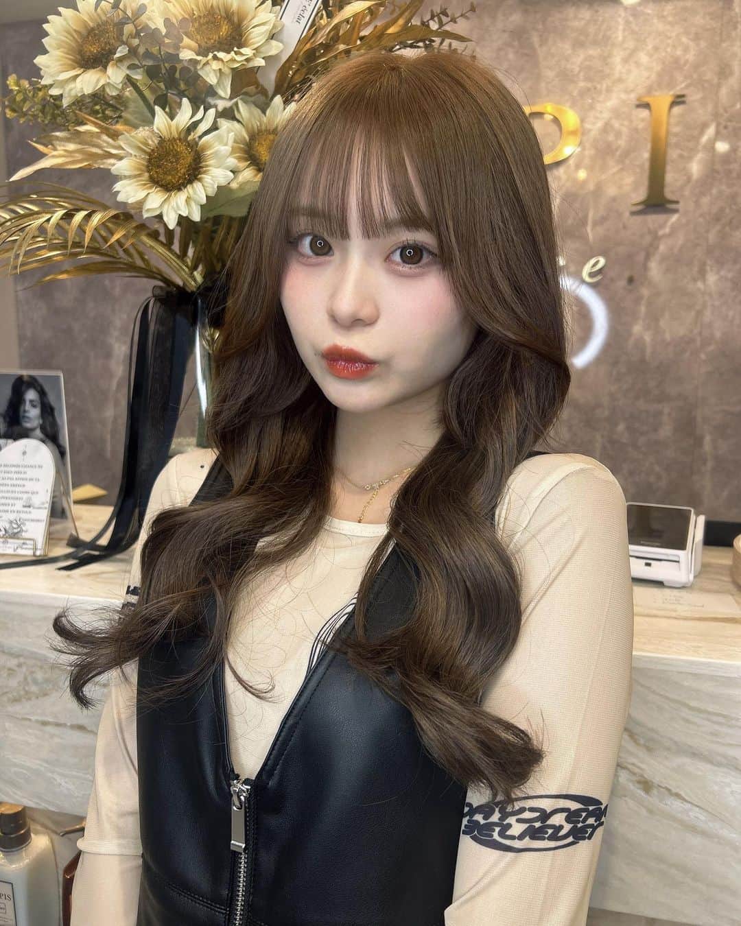 桜さんのインスタグラム写真 - (桜Instagram)「珍しく髪染めた🥹♡どう？？」9月4日 21時51分 - sakura_0808_