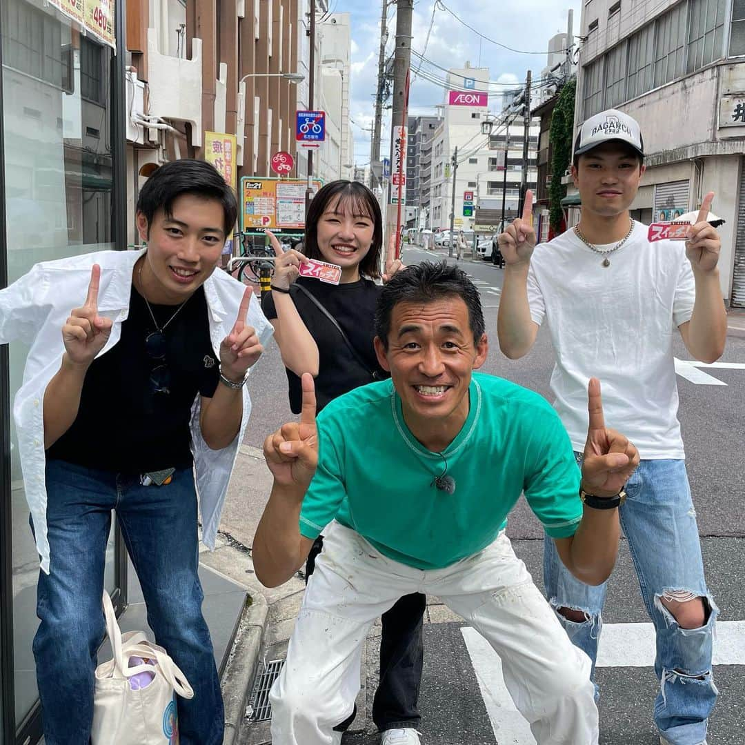 石田靖さんのインスタグラム写真 - (石田靖Instagram)「東海テレビ❶「スイッチ」ロケ 〜商店街を歩いてみた〜で 千種区の今池商店街をぶらり 中華、サウナ、焼き鳥の街 街の香りが漂う今池商店街で いっぱいの出逢いが☝️ 9月13日（水）OA予定 お楽しみに〜 #東海テレビ #スイッチ #商店街を歩いてみた #今池商店街 #大潮屋 #喫茶ひふみ #レアなコメダ #ごめんなさい地蔵 #今池飯店 #やきとりつくつく #石田靖 #一期一笑」9月4日 22時01分 - yasulog