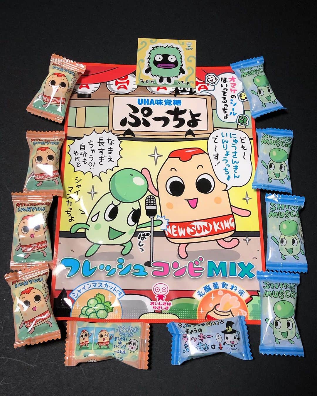 kerokerokingdxのインスタグラム：「ぷっちょフレッシュコンビ MIX 出たっちょ！！ オマケのシール入り！ 西友限定！！！！！ ＃ぷっちょ ＃ぷっちょむら ＃ぷっちょるず」