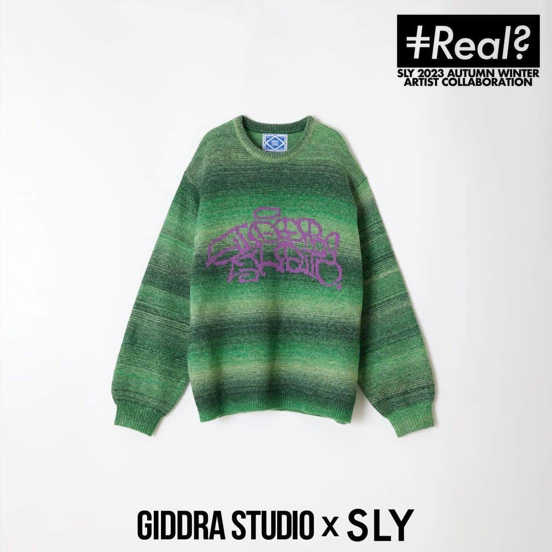 スライさんのインスタグラム写真 - (スライInstagram)「GIDDRA STUDIO x SLY 9/15 FRI order start  @giddrastudio  __________________________________ SNSやAR / VRが生活に浸透している今  現実世界での価値観も大きく変化しつつあります。 そこに目を向けた時、未来のあり方が変わってくるかも？  今回のコラボレーションではSLYが注目するアート界で活躍を見せる  異なるSTYLEの魅力を持つ三名のアーティストに、  それぞれが考えるリアルと非リアルについて表現していただきました。  ART WORKから垣間見える、  多様な顔を持つ彼らのリアリティ表現に迫る事で、  あなたの未来に対するヒントが何か見つかるかもしれません。  GIDDRA STUDIO 東京のユースカルチャーを牽引するGIDDRASTUDIO。 10代の頃から表現を続けるストリートフォトグラファーや 映像作家、スケーターを中心にD.IY.のスタイルのZINEや フィルム、グラフィックを手掛ける。 __________________________________ #notequalreal #GIDDRASTUDIOxSLY #SLY #SLY_fav」9月4日 22時40分 - sly_official