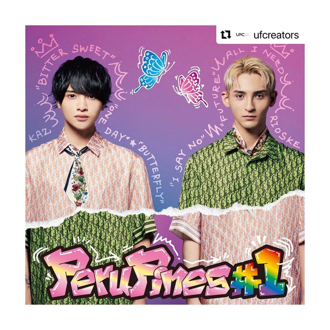宏実のインスタグラム：「2023.08.23 out Artist: ペルピンズ (PeruPines) @perupines from First Album:「#1」 "Clock"   作詞させて頂きました🕰#️⃣1️⃣ 常に挑戦し続けてる2人🇵🇪🇯🇵🇵🇭🤝尊敬するしまたなんかやろうね😚❤️  #Repost @ufcreators ・・・ 🎧 NEW RELEASE 🎧  2023.08.23 (Wed) Artist: ペルピンズ (PeruPines)  First Album:「#1」  "Clock"  SNSで話題のペルピンズが、「#1」にて、待望のメジャーデビューアルバムを発売！このリリースには、UFCのクリエイティブチームのHIROMIによって作詞された楽曲“Clock”が含まれています。   お見逃しなく！こちらで聴けます：  🔗 https://buff.ly/3qMMZ39   Online sensation PeruPines are about to unleash their major debut album, aptly titled "#1"! This release features the track "Clock," with lyrics crafted by none other than HIROMI from UFC's creative team.  Don't miss out! Listen to it here: 🔗 https://buff.ly/3qMMZ39   Credits: Composed by KAZ Lyrics by HIROMI Arranged by Yukirin   #PeruPines #ペルピンズ #Clock #UnitedFutureCreators」