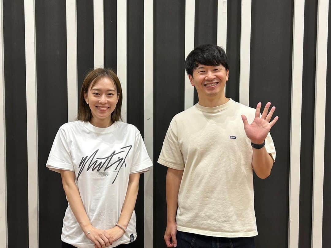 のインスタグラム：「石川佳純さんのオールナイトニッポンゴールドにゲストで呼んでもらいました 9月5日（火）22:00〜です 特に緊張への対処法を色々試してきた話がとても楽しかったです ムカチャリでも思いましたが 普段春日から質問を受けることは皆無なので 質問していただけるって幸せなことだなって思いました  #石川佳純のオールナイトニッポン」