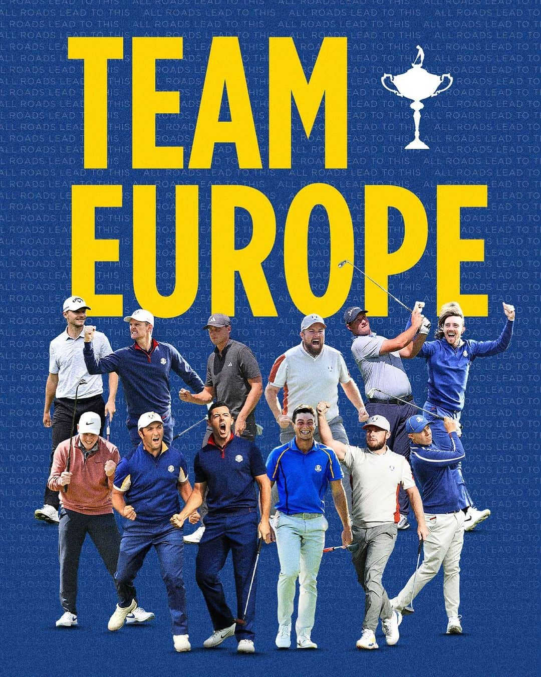 ルーク・ドナルドのインスタグラム：「Introducing #TeamEurope 🇪🇺」