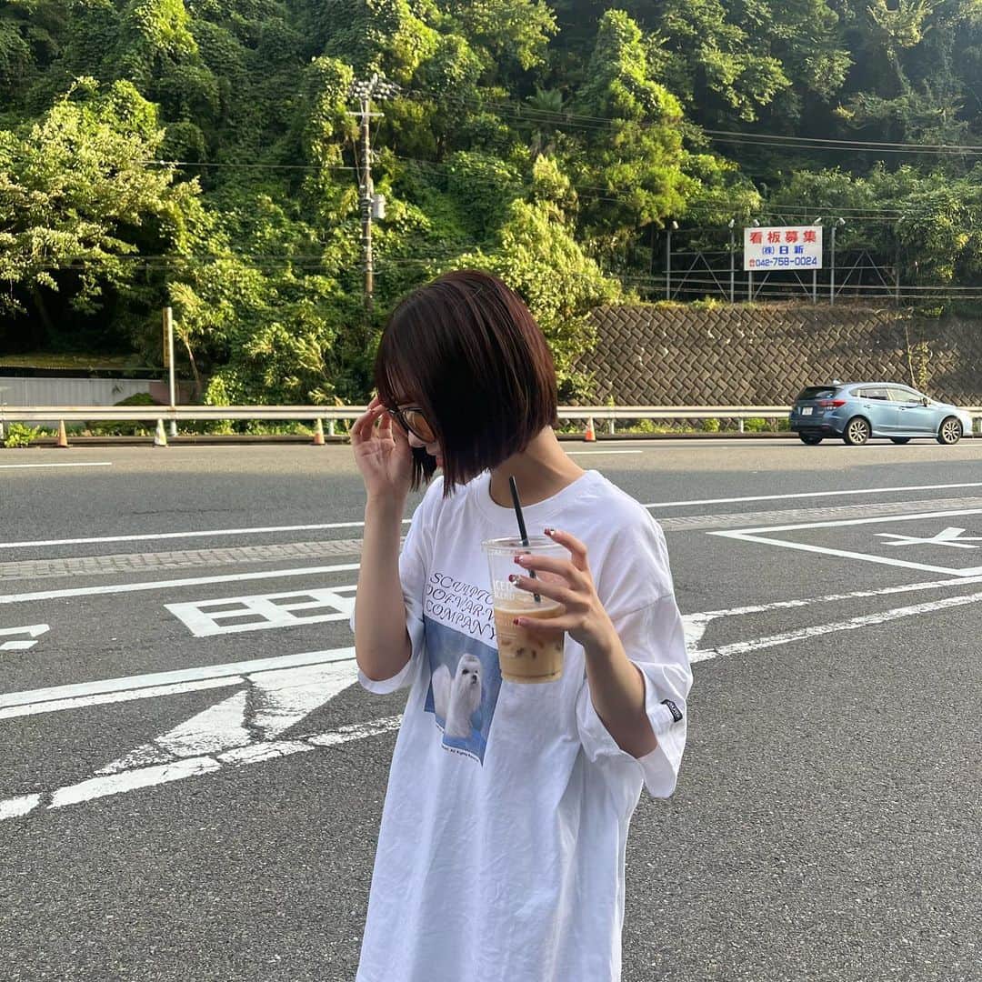 鈴木彩夏のインスタグラム：「off  , , , #instagram #fyp #fypシ #ボブ」