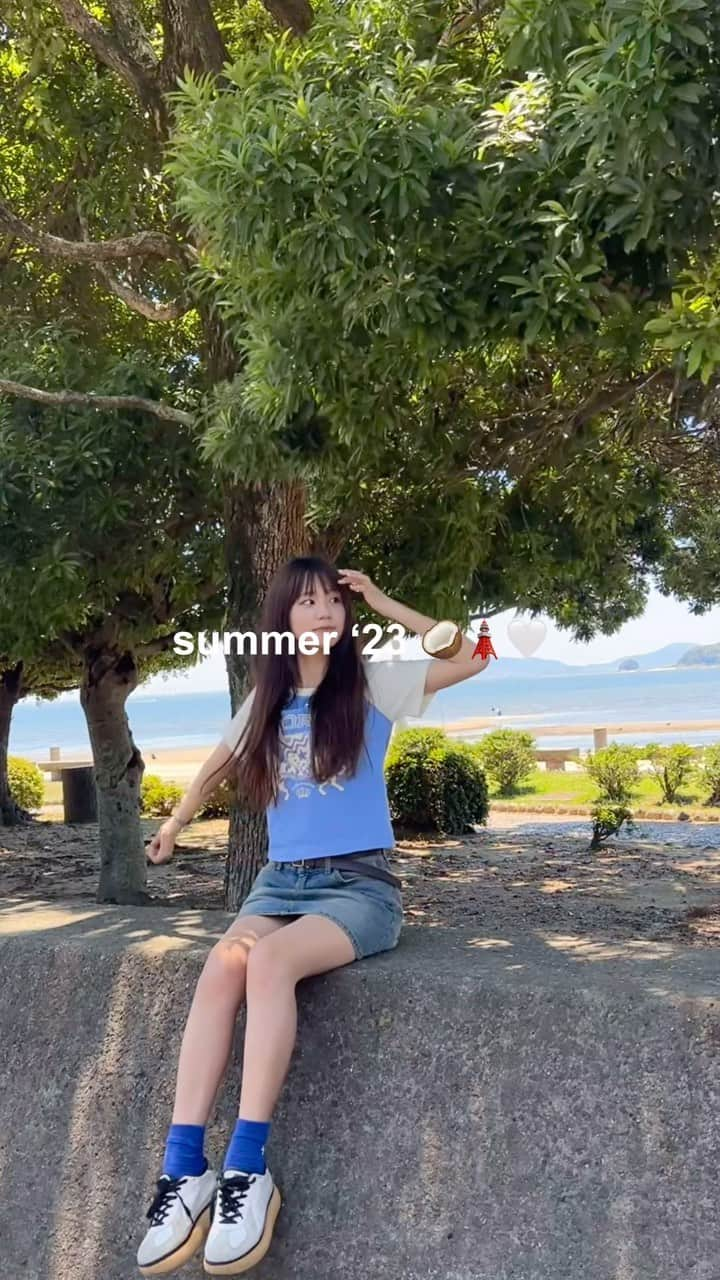 Janeぜうんのインスタグラム：「Summer 2023 in 🗼🥥🤍 #fyp #tokyo」