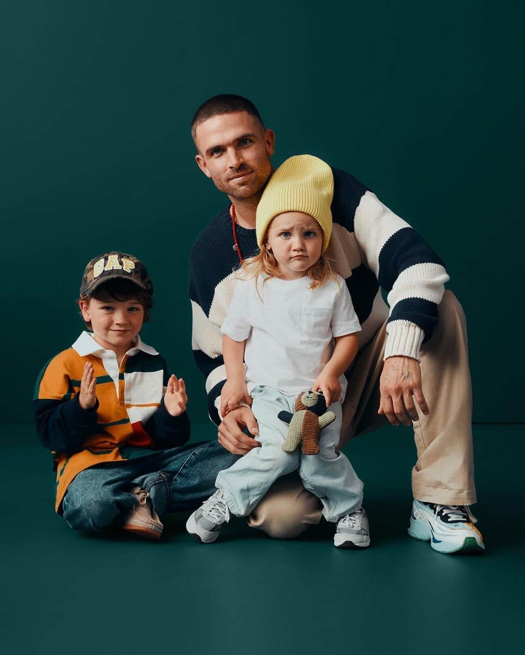 GapKidsのインスタグラム：「“Being a dad has changed my creative process a lot. It’s given me so much inspiration — I’m constantly inspired by things that my kids are creating.” — Sean Wotherspoon, Dad to Nash & Loretta. Forever Original.」