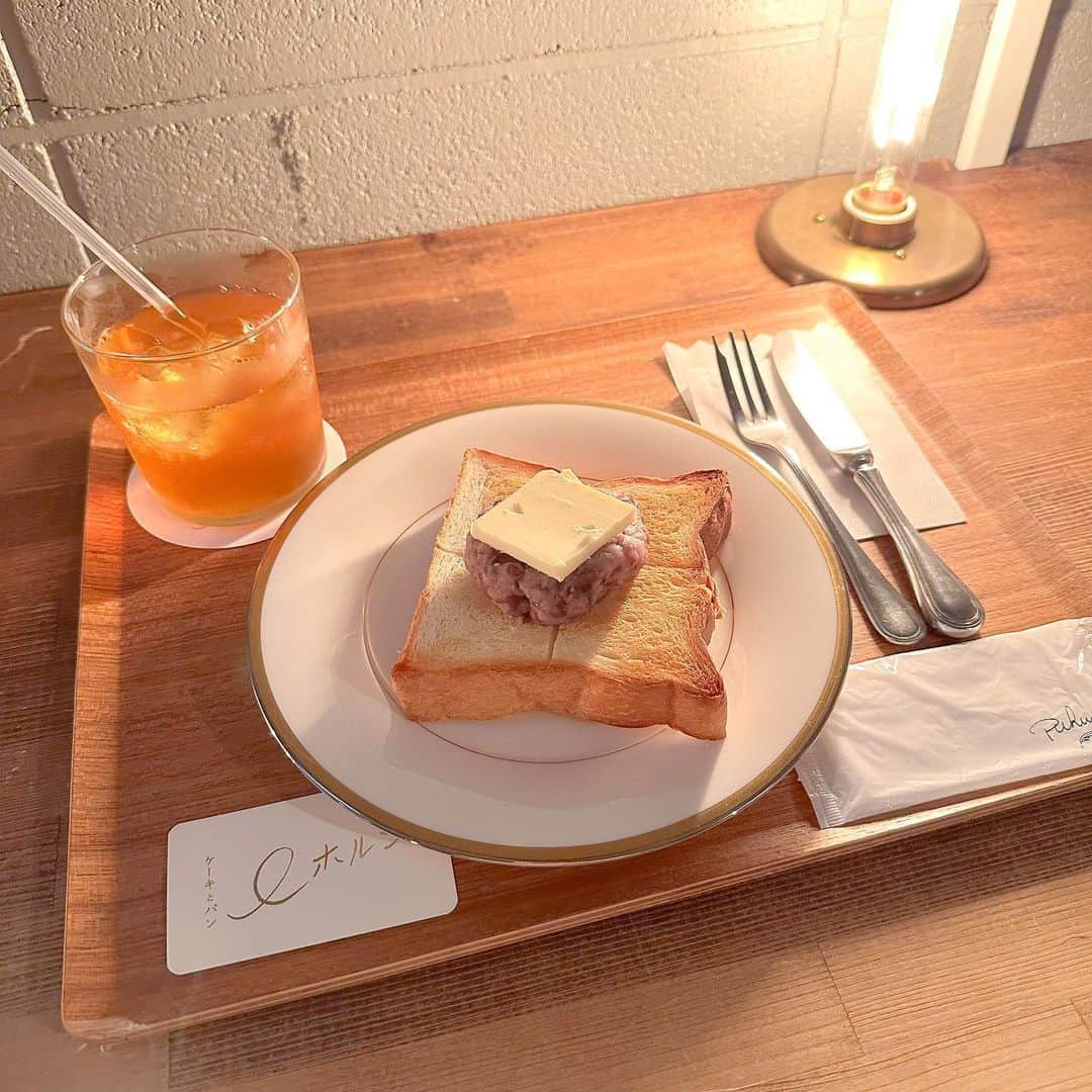 谷口夢奈さんのインスタグラム写真 - (谷口夢奈Instagram)「🍞 ⁡ ⁡ 久々にゆきんこさん🤍 おいしいカフェ教えてもらって行ったの！ 一緒に！！楽しい〜〜〜🤭💘 ⁡ 朝からあんバタートースト食べちゃって😋 優雅なブランチだ〜〜ˎˊ˗ ⁡ 次は雲ケーキ行こうね☁ ⁡ ⁡ ⁡ #ホルン #あんバタートースト #ブランチ #代々木上原 #代々木上原カフェ #代々木上原グルメ #horncafe #yoyogiuehara #toast #brunch #cafestagram #먹스타그램 #맛스타그램」9月5日 18時00分 - yuna_tani