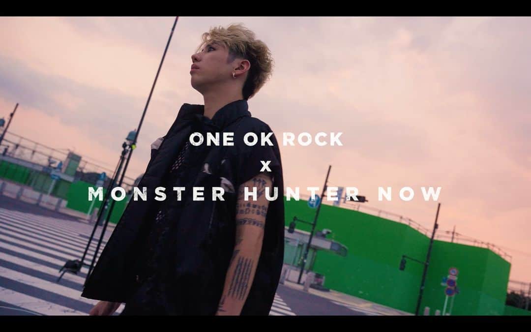 ONE OK ROCKのインスタグラム：「Go behind the scenes into the making of the latest music video for "Make It Out Alive".  URL：https://youtu.be/YEeemwHd188  #ONEOKROCK #モンハンNow #MHNow @mh_now_official @mh_now_en」