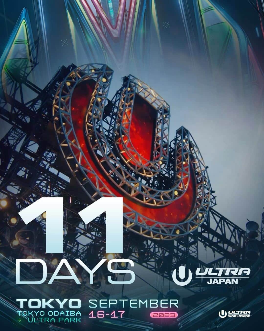 Ultra Japanのインスタグラム：「もうすぐULTRA JAPAN！ あと11日で、最高の音楽と仲間に会える🎶🙌 1 DAY TICKET 好評発売中‼️💨  👇TICKETS👇 >> @ultrajapan  ULTRA JAPAN is coming soon! Only 11 more days to see the best music and friends!🎶🙌  👇TICKETS👇 >> @ultrajapan  #UltraJapan #UltraJapan2023 #ウルトラジャパン」