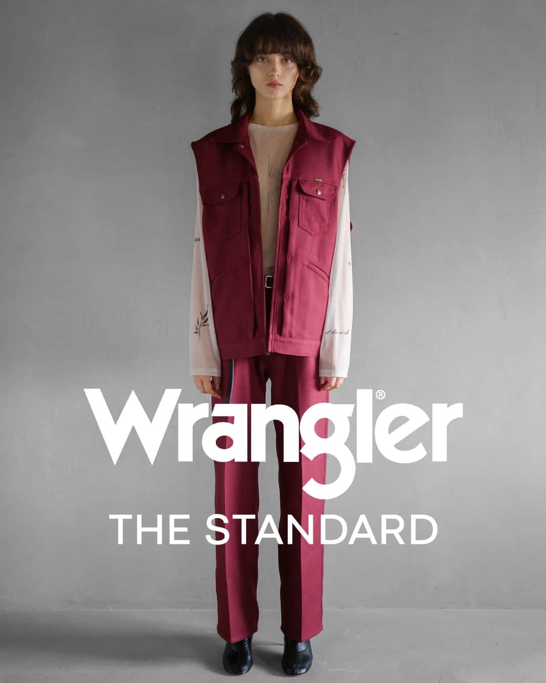 McGuffinさんのインスタグラム写真 - (McGuffinInstagram)「⚡McGuffin Street News⚡  2023.8.31.thu New Release Wrangler Vest & Pants   @wrangler  @wranglerjapan  @thestandard_official_  THE STANDARD別注Wranglerアイテムのオンラインストア販売が開始。 https://wego.jp/collections/the-standard-2023au  #Wrangler #THESTANDARD」9月5日 12時55分 - mcguffin_official
