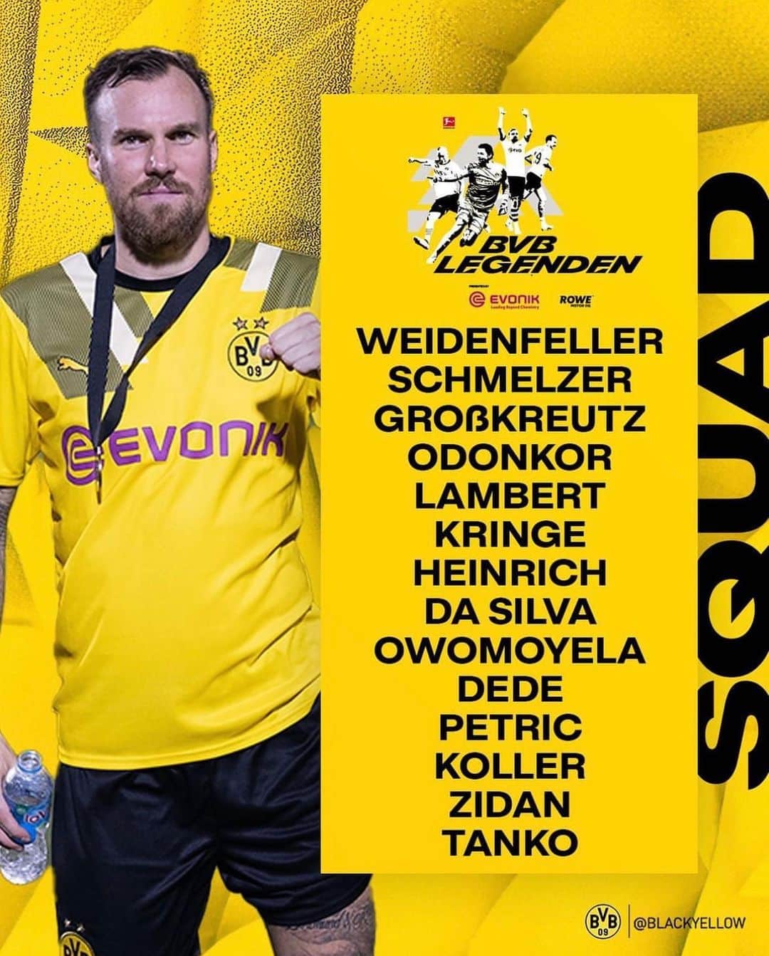 ケヴィン・グロスクロイツのインスタグラム：「Freunde Wiedersehen, @dedebvb17 ärgern ❤️, @schmelle_29 aufm Platz beleidigen 😂🤪😘 und mit allen viel Spaß haben 🤝  Ich freue mich schon darauf, die Menschen in Indonesien kennenzulernen und eine schöne Zeit mit allen dort zu verbringen 💯 🖤💛 #undwirwerdenimmerborussensein #isso」