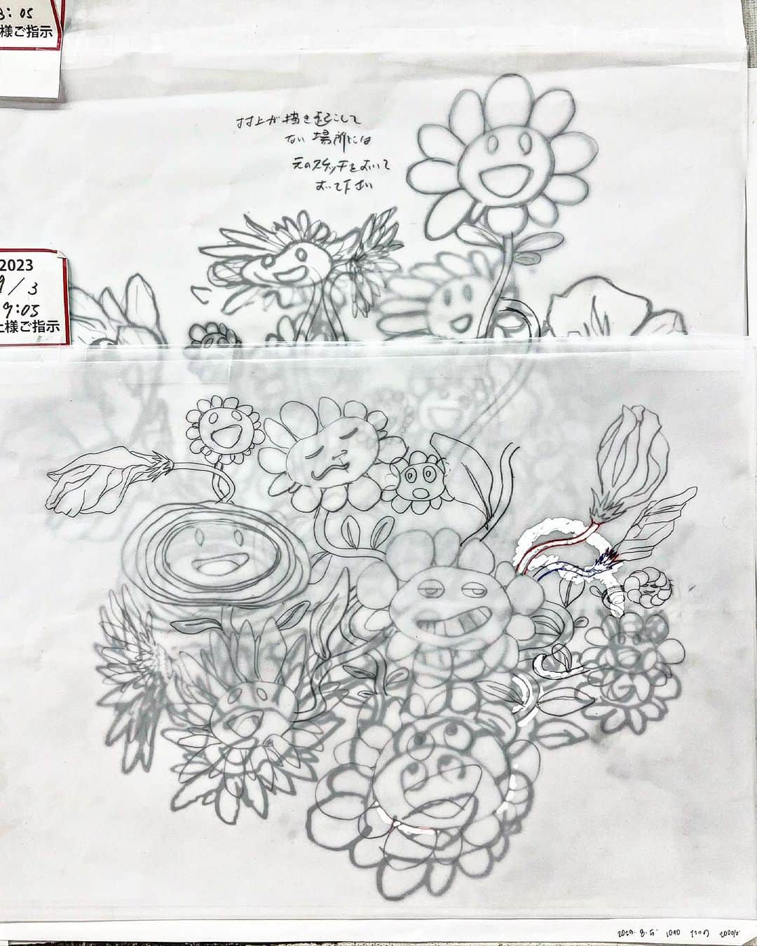 村上隆さんのインスタグラム写真 - (村上隆Instagram)「repeat sketches」9月5日 6時07分 - takashipom