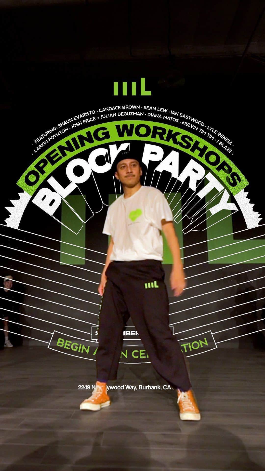 ショーン・エバリストのインスタグラム：「Block Party Opening Workshops, kicking it off with @shaunevaristo 💚🔋  More workshops to come in the week, download the Movement Lifestyle app to reserve your spot!  9/5 Larkin Poynton 9/6 Josh Price + Julian DeGuzman 9/7 Diana Matos 9/8 Melvin Timtim 9/9 Johnny ‘J Blaze’ Erasme  Music : Allen Stone - Look at me Film&Edit: @beanfdc / @fdmedia_  #shaunevaristo #workshop #mL #movementlifestyle #beginagain」