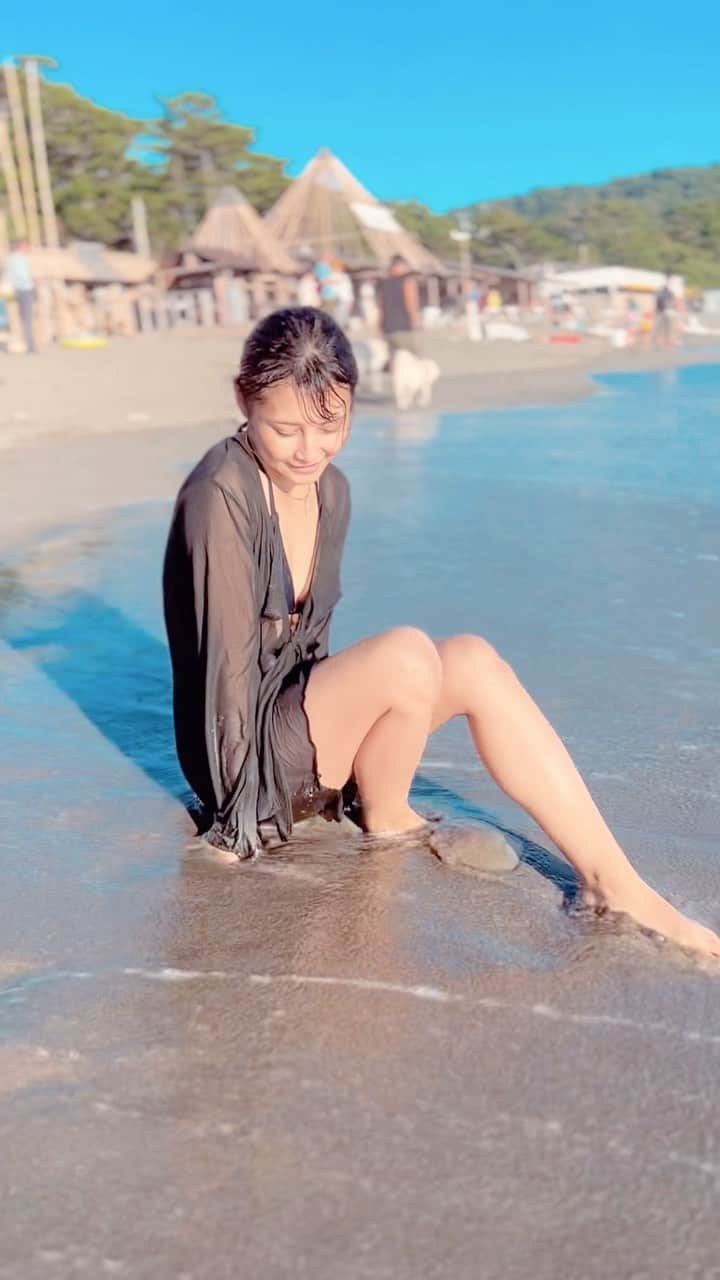 森岡朋奈のインスタグラム：「#海」