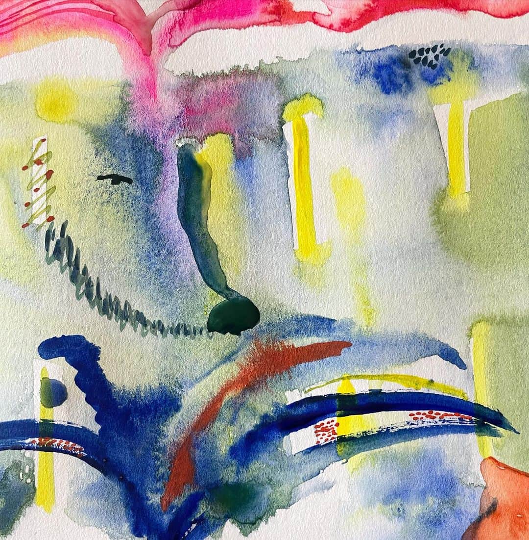 Boojilのインスタグラム：「Deer that suddenly appeared  #drawing  #playwithcolors」