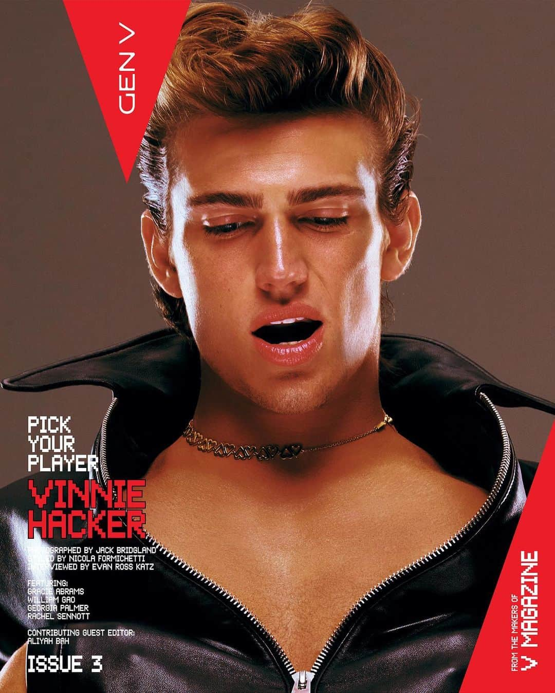 ニコラ・フォルミケッティさんのインスタグラム写真 - (ニコラ・フォルミケッティInstagram)「VINNIE THE ANGEL BOY 👼  @vinniehacker for @genvmagazine by @vmagazine Issue 3 Fall 2023  Photography @jack_bridgland_studio Fashion @nicolaformichetti」9月5日 9時58分 - nicolaformichetti