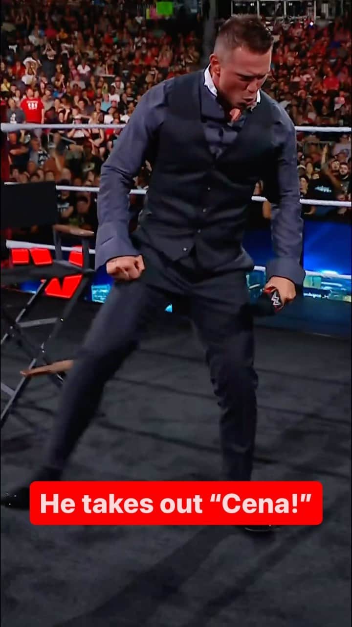 WWEのインスタグラム：「Get him @mikethemiz! 🫢🔥 #WWERaw」