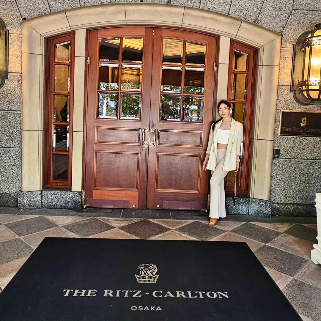 永吉令奈のインスタグラム：「#theritzcarltonosaka」
