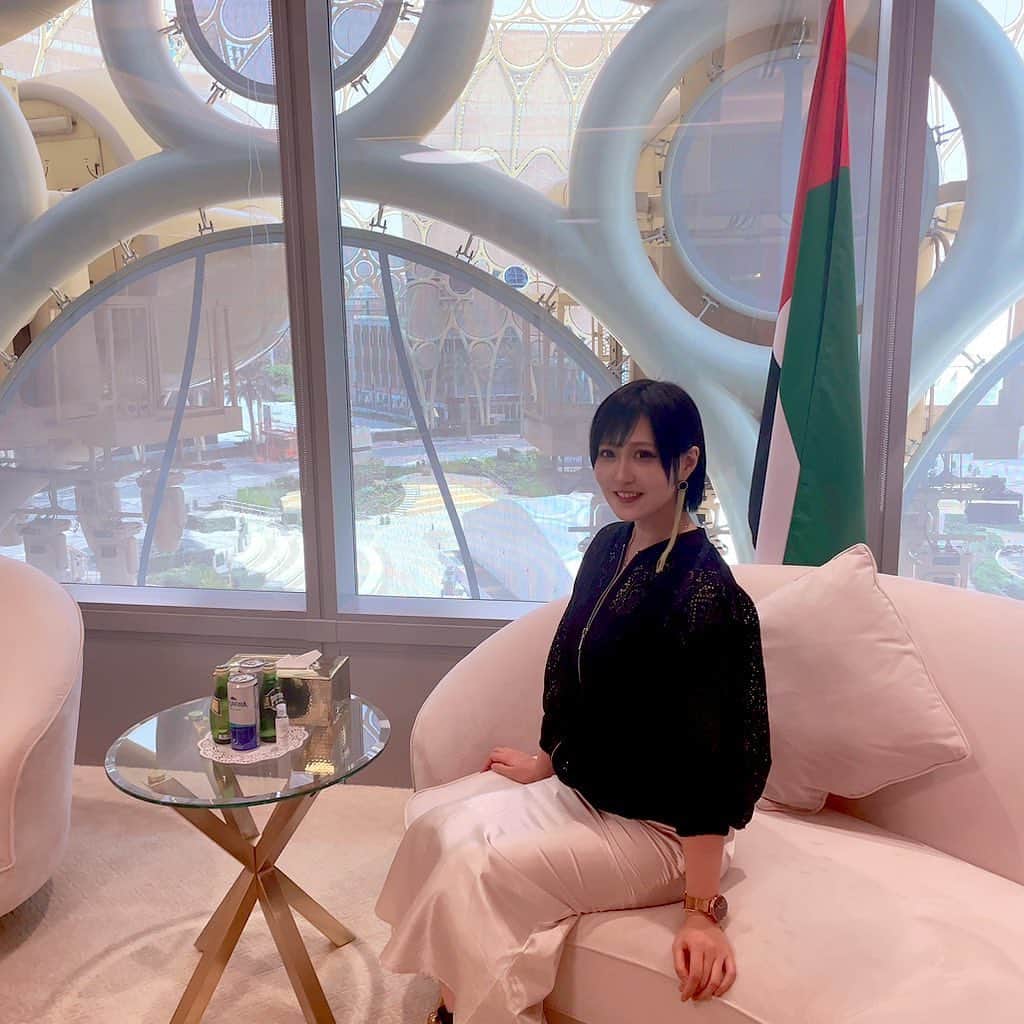 関口愛美のインスタグラム：「So exciting meeting✨ 凄くワクワクする打ち合わせ✨  #Dubai #dubaiexpocity #dubaiexpodome」
