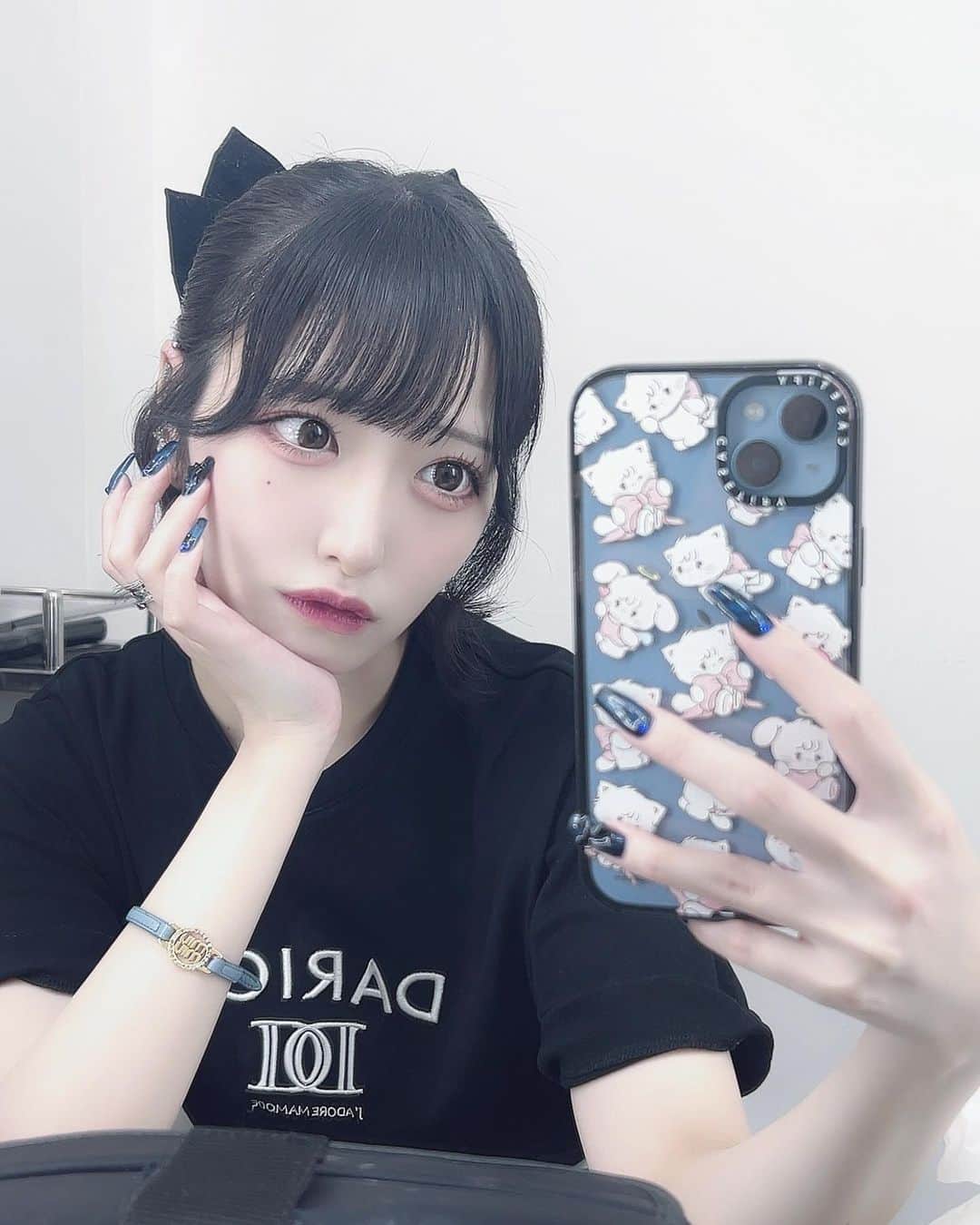 相笠萌のインスタグラム：「ᐡ o̴̶̷̤ o̴̶̷̤ ᐡ🎀」