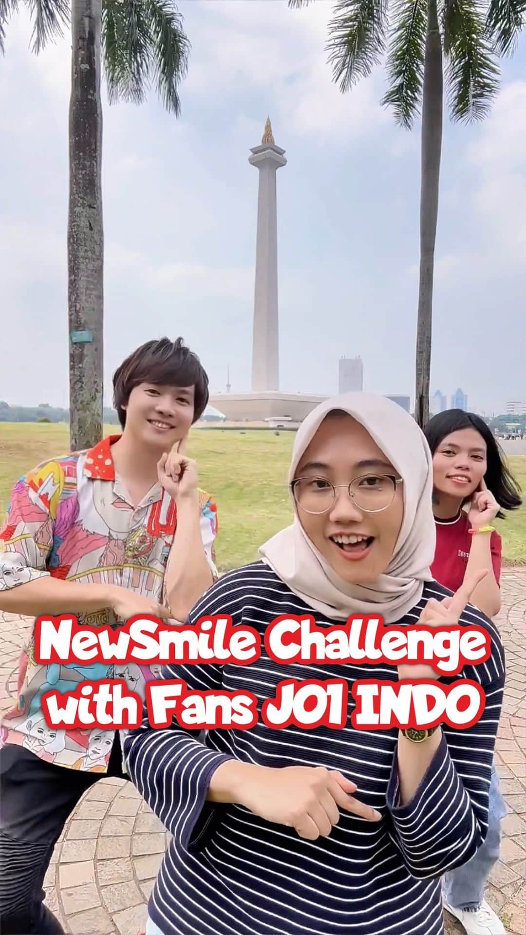 そこらへん元気のインスタグラム：「NewSmile Challenge with Fans JO1 Indonesia🇮🇩 インドネシアのJO1ファンのみんなとNewSmileチャレンジやってみた！  @official_jo1  #newsmile #newsmilechallenge #newsmileチャレンジ #jo1 #jo1indonesia」