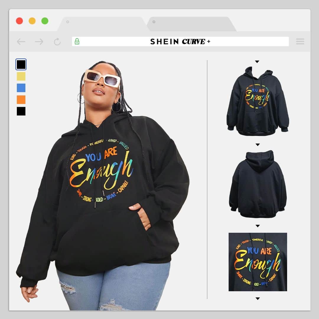 SHEINのインスタグラム：「We make fits for every body, because style should always celebrate all! 👏👏👏  🔗:https://shein.shop/edgg4yf  #SHEINCollections #ForAllBodyTypes」