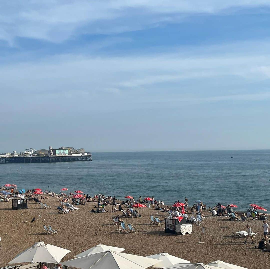 渡辺梨加さんのインスタグラム写真 - (渡辺梨加Instagram)「Brightonで再会しました🏝️ 久しぶりなのに全然そんな感じしなくて、たくさん元気をもらえました！ 楽しかった〜また会いたい🫶」9月5日 21時42分 - watanabe.rika.official