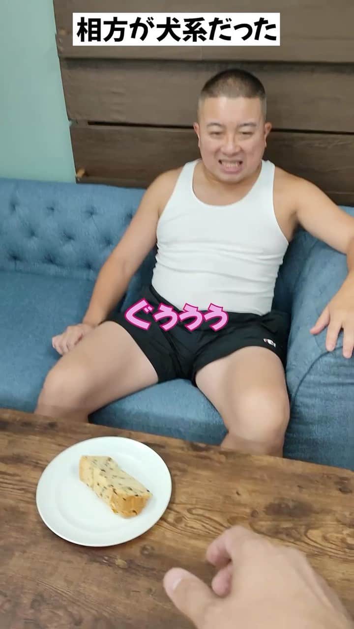長田庄平のインスタグラム：「【犬系相方】  相方が犬系だった！  #犬系相方 #犬系彼女 #犬 #dog #チョコレートプラネット」