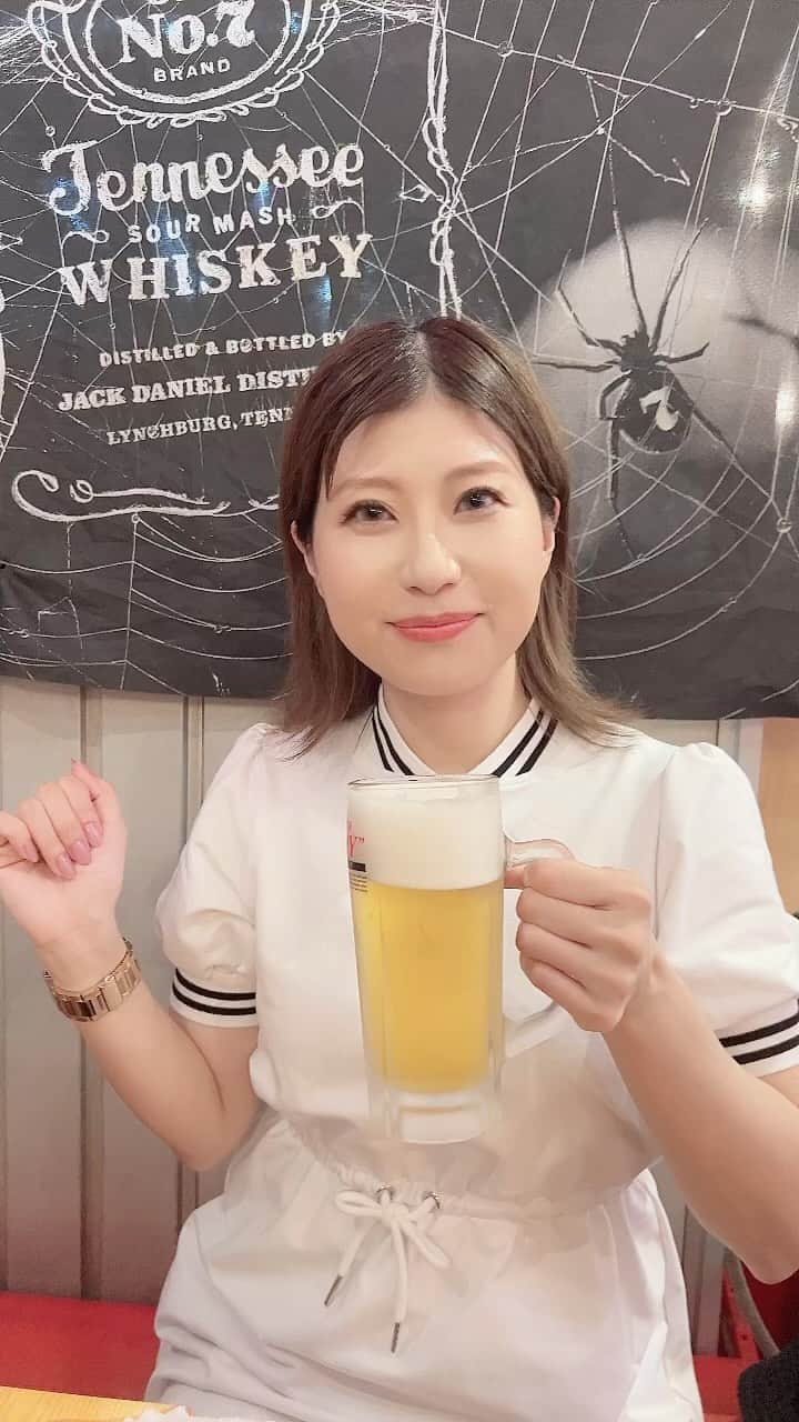 天野麻菜のインスタグラム：「ビール女子。3591」