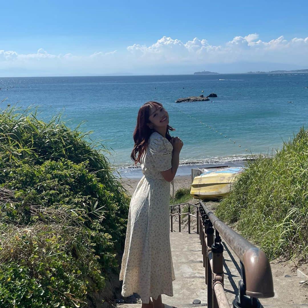 恵梨華のインスタグラム：「夏が大好きっ🫶 はやく海の近くに住みたいっ」