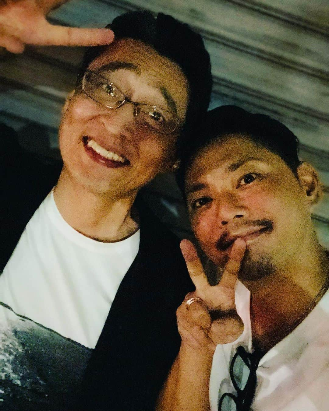 今井翼のインスタグラム：「大好きな北さんと再会  映画、こんにちは母さん 観てくださいね♪  #北山正康 #男はつらいよ #団子屋 #三平ちゃん  #北山今井」