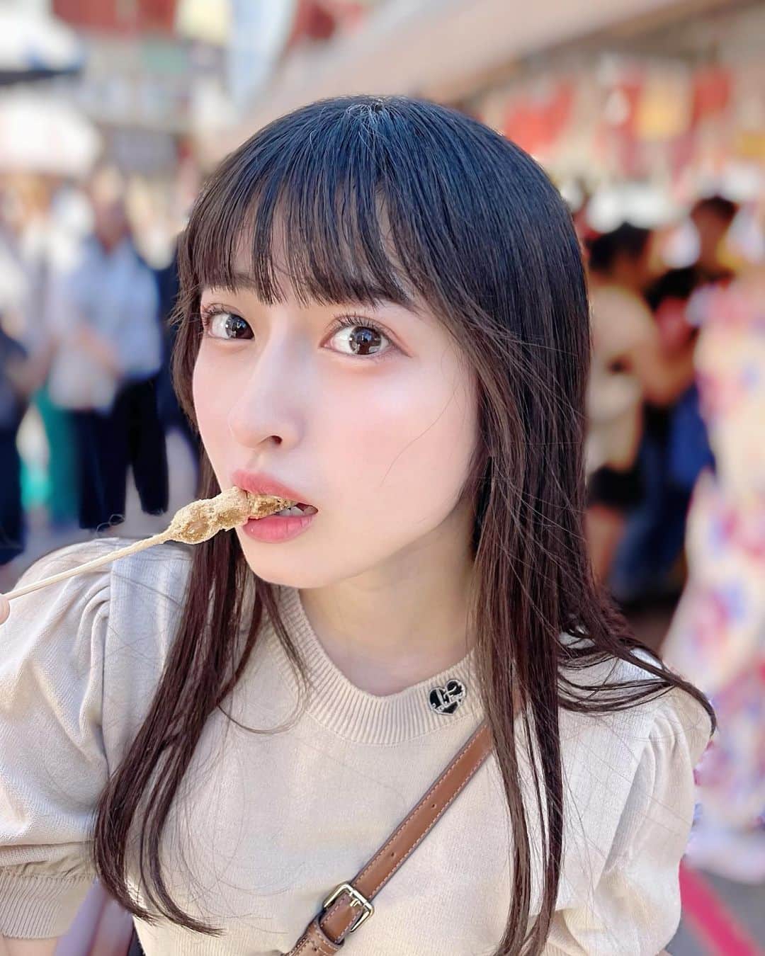竹内月音さんのインスタグラム写真 - (竹内月音Instagram)「浅草来たらきびだんご食べてみて！♡」9月5日 22時31分 - takeuchi_tsukine