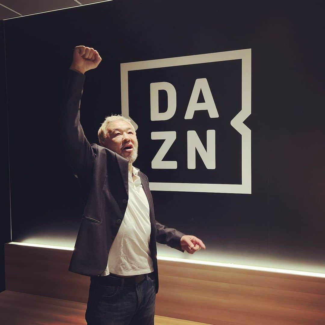 saku39shopのインスタグラム：「. 【DAZN】 . 海外の皆さん、よろしくお願いします。 DAZNダゾ〜ン！ なんつって。 オー!!!!! . #QUINTET #桜庭和志 #DAZN #ReBOOT #K1」