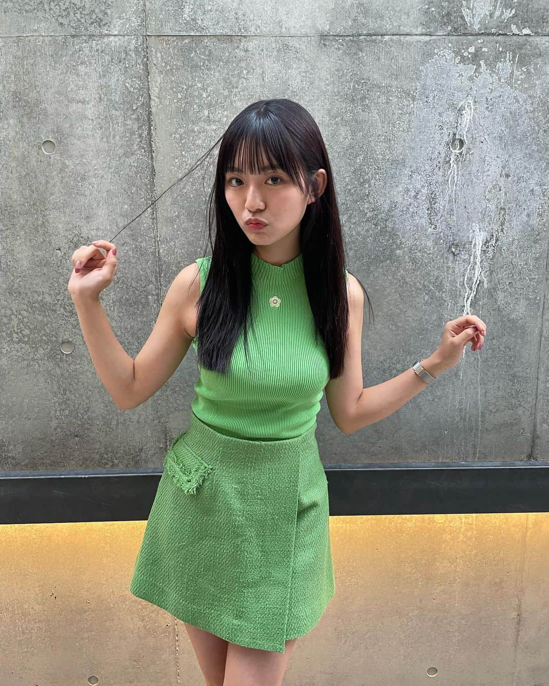 豊田留妃のインスタグラム：「好評で嬉しいな☺ すなおさんのところでメンテ🌱本当に天才なの🥹🥹 @onasu110」