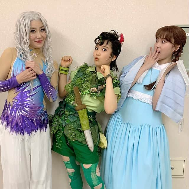 須藤理彩さんのインスタグラム写真 - (須藤理彩Instagram)「ピーターパンと、ウェンディと、、、 人魚〜〜〜🧜‍♀💫✨✨✨ #ピーターパン2023  楽しい夏をありがとね🥰 ピーターパン #山﨑玲奈 ちゃん ウェンディ #岡部麟 ちゃん」9月5日 16時09分 - ichico_smile