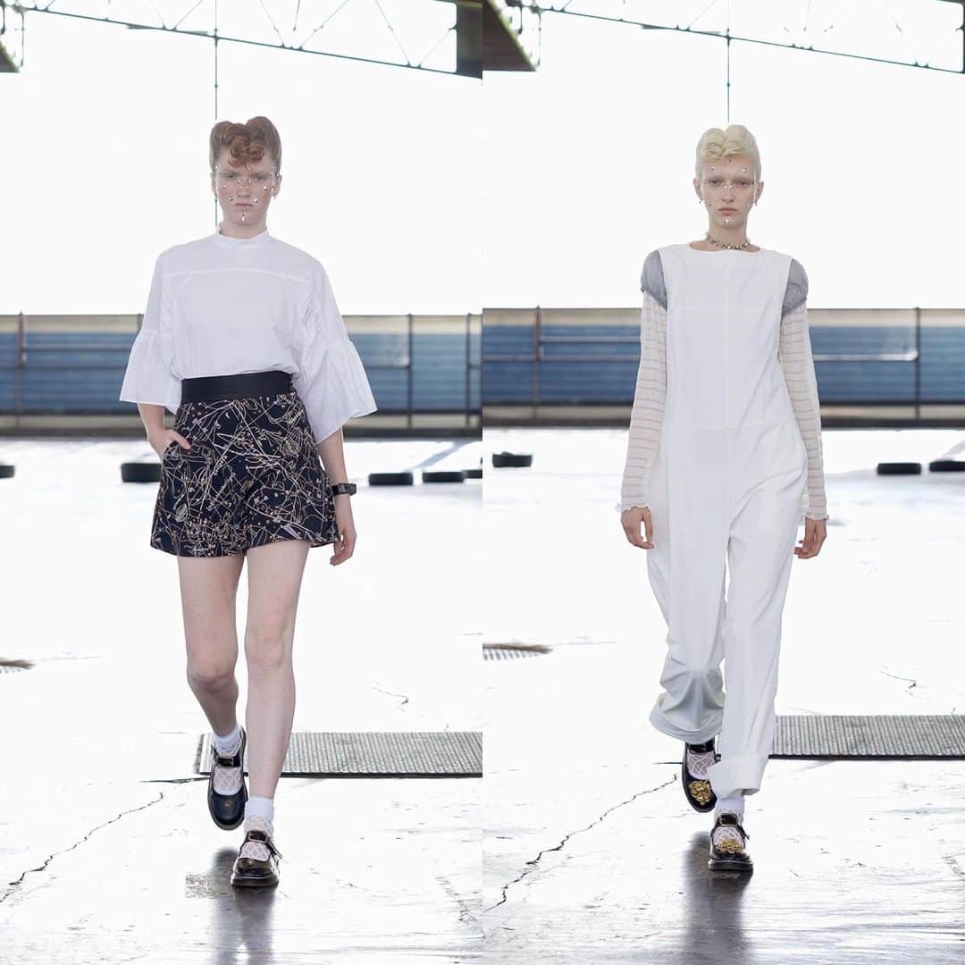 ミントデザインズのインスタグラム：「. New Collection. mintdesigns 2024SS Collection.  “MINTDESIGNS SPACE SHIP CLUB💫” . . Stylist : @yoppy0105  Hair / Make : @shinyakawamurashinyakawamura  Model :  @_mchubenko_ @emired__  Nastya.p . #mintdesigns #ミントデザインズ #2024ss」