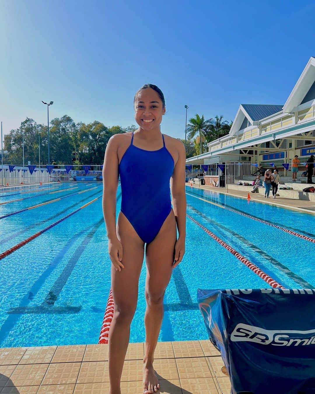 JOLYN Swimwearのインスタグラム：「This beauty looking gorg in BLUEBERRY 🫐」
